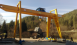 TRKULJA - ŠIPOVO - double girder gantry crane load capacity 20 tons