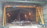 SISECAM SODA - LUKAVAC - single girder gantry crane load capacity 5 tons
