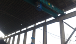 SISECAM SODA - LUKAVAC - double girder PROCESS overhead bridge cranes with hydraulic grab load capacity 8 tons
